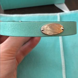 Authentic Tiffany Leather Pet Collar- size small